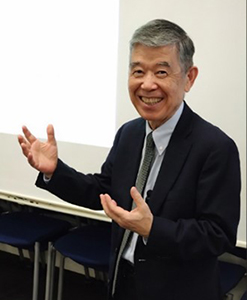 （写真）吉田先生による情報提供